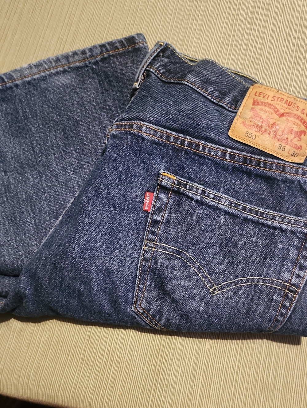 Levi's Relaxed Fit Dark Blue Denim Jeans